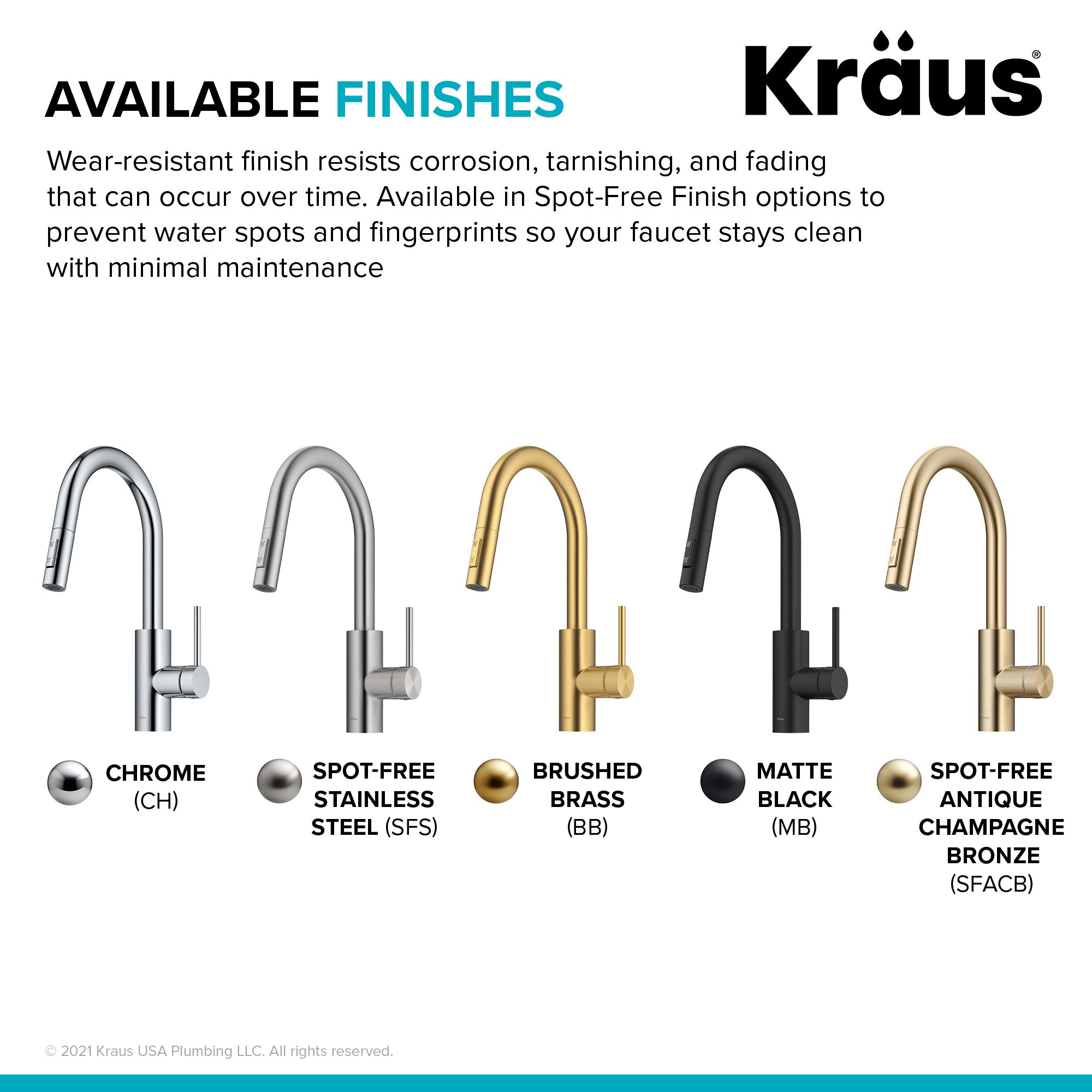 KRAUS Oletto™ Single Handle Pull Down Kitchen Faucet in Brushed