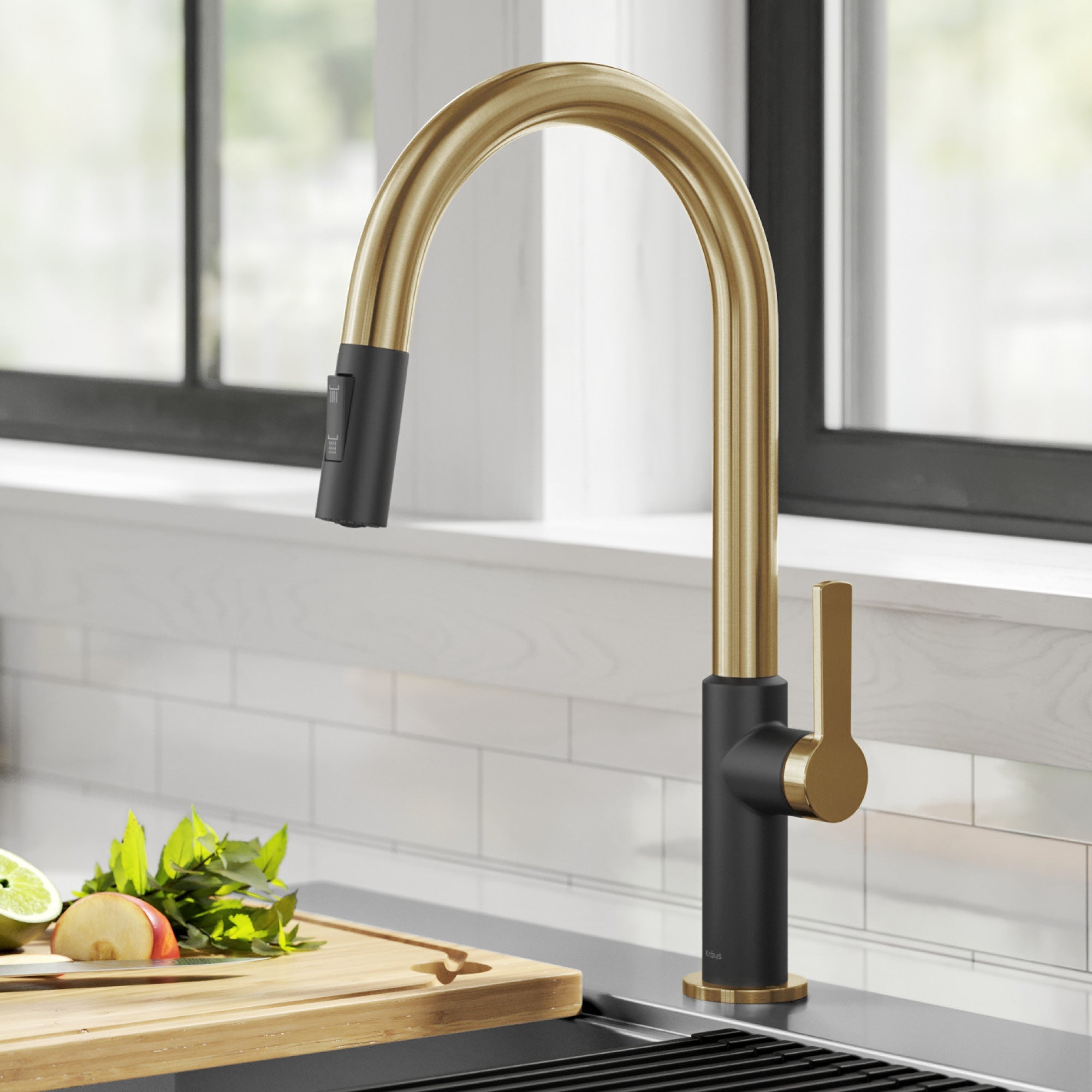 https://directsinks.com/cdn/shop/products/KRAUS-Oletto-Single-Handle-Brushed-Brass-Matte-Black-Pull-Down-Kitchen-Faucet-3_2000x2000.jpg?v=1664289434