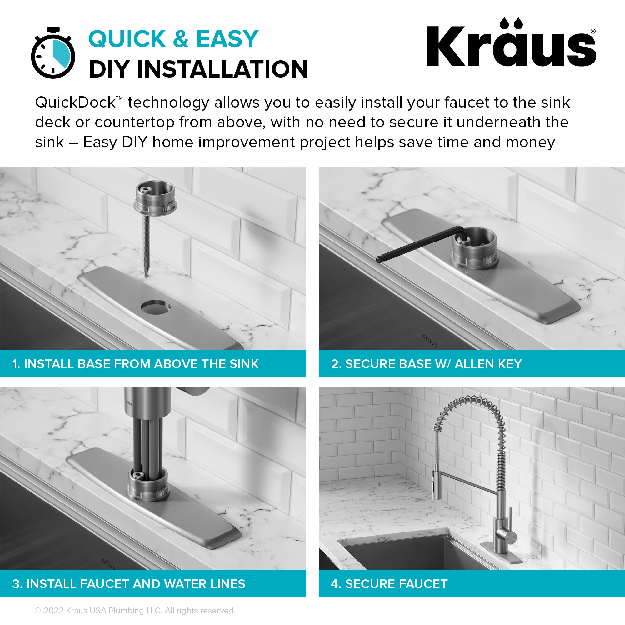 KRAUS Oletto Touchless Pull-Down Single Handle Faucet in Matte Black-Kitchen Faucets-DirectSinks