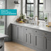 KRAUS Pintura 21" Undermount Enameled Single Bowl Kitchen Sink in White-Kitchen Sinks-DirectSinks