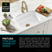 KRAUS Pintura 23" Enameled Stainless Steel Kitchen Sink in White-Kitchen Sinks-DirectSinks