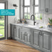 KRAUS Pintura 32" Undermount Porcelain Enameled Steel Kitchen Sink in White-Kitchen Sinks-DirectSinks