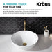 KRAUS Pop-Up Drain for Bathroom Sink in Brushed Gold-Bathroom Accessories-KRAUS