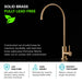 KRAUS Purita 100% Lead-Free Kitchen Water Filter Faucet in Brushed Brass FF-100BB | DirectSinks