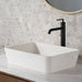 KRAUS Ramus Single Handle Vessel Bathroom Sink Faucet with Pop-Up Drain in Matte Black KVF-1220MB | DirectSinks