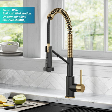 Kraus Kitchen Faucets with a Two-Tone Finish — DirectSinks