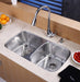 KRAUS Single Lever Pull Down Kitchen Faucet and Soap Dispenser in Chrome KPF-1621-KSD-30CH | DirectSinks