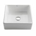 KRAUS Square Ceramic Vessel Bathroom Sink in White-Bathroom Sinks-KRAUS