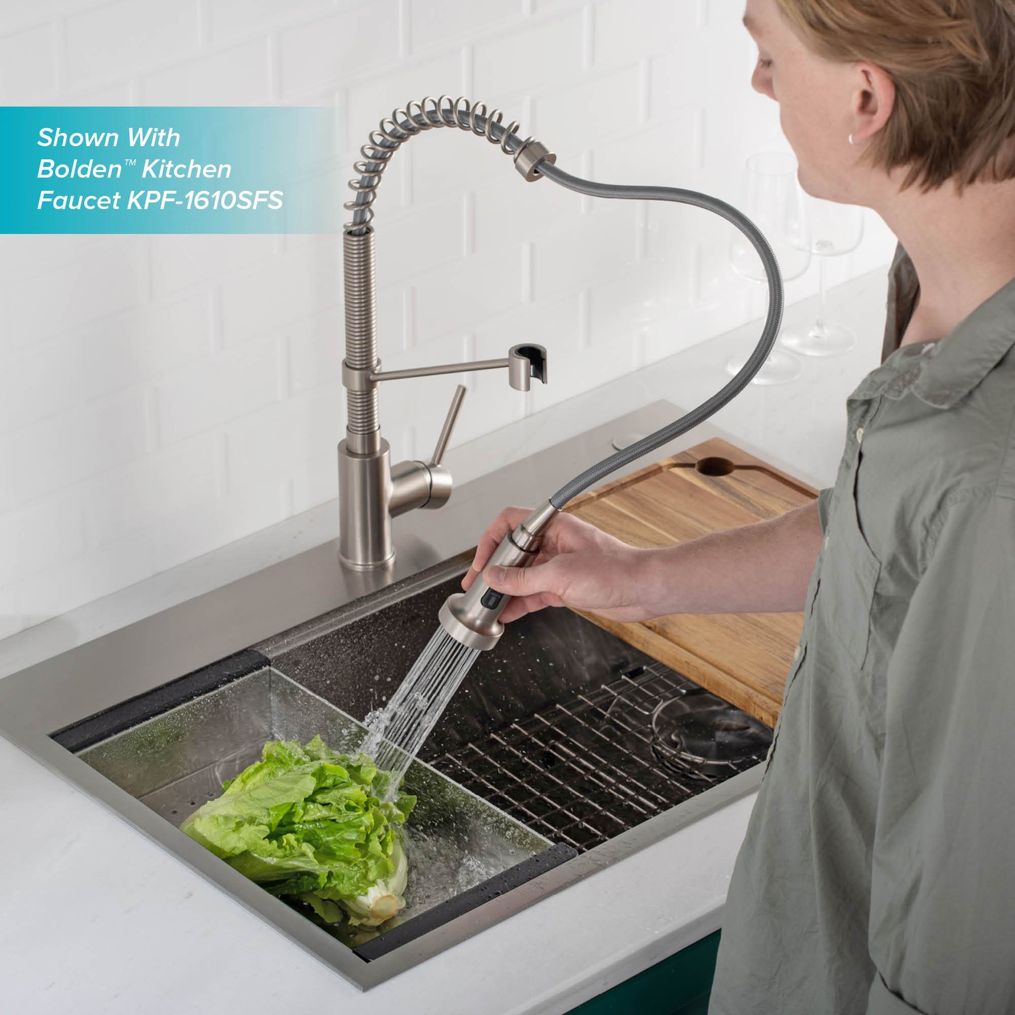 KRAUS Stainless Steel Colander for Workstation Kitchen Sink-Kitchen Accessories-KRAUS