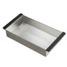 KRAUS Stainless Steel Colander for Workstation Kitchen Sink
