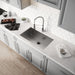 KRAUS Standart PRO 32" 16 Gauge Undermount Single Bowl Stainless Steel Kitchen Sink-Kitchen Sinks-DirectSinks