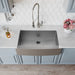 KRAUS Standart PRO 36" 16 Gauge Single Bowl Stainless Steel Farmhouse Kitchen Sink-Kitchen Sinks-DirectSinks