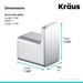 KRAUS Stelios™ Bathroom Robe and Towel Hook-Bathroom Accessories-KRAUS