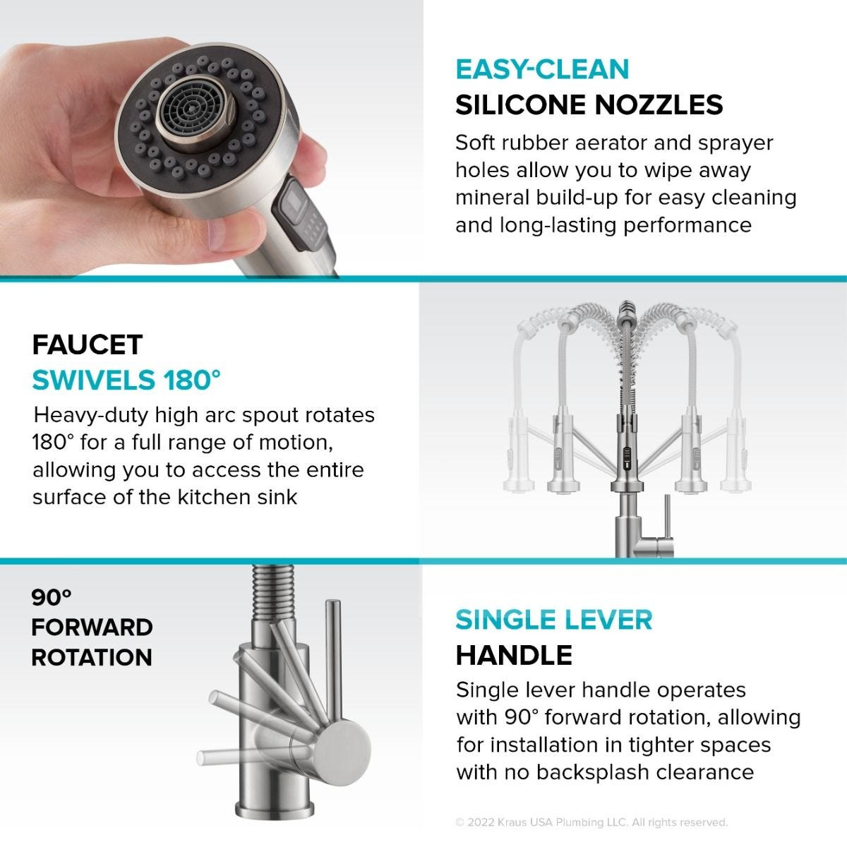 Easy Tips To Clean Pull Down Faucets And Spray Heads!