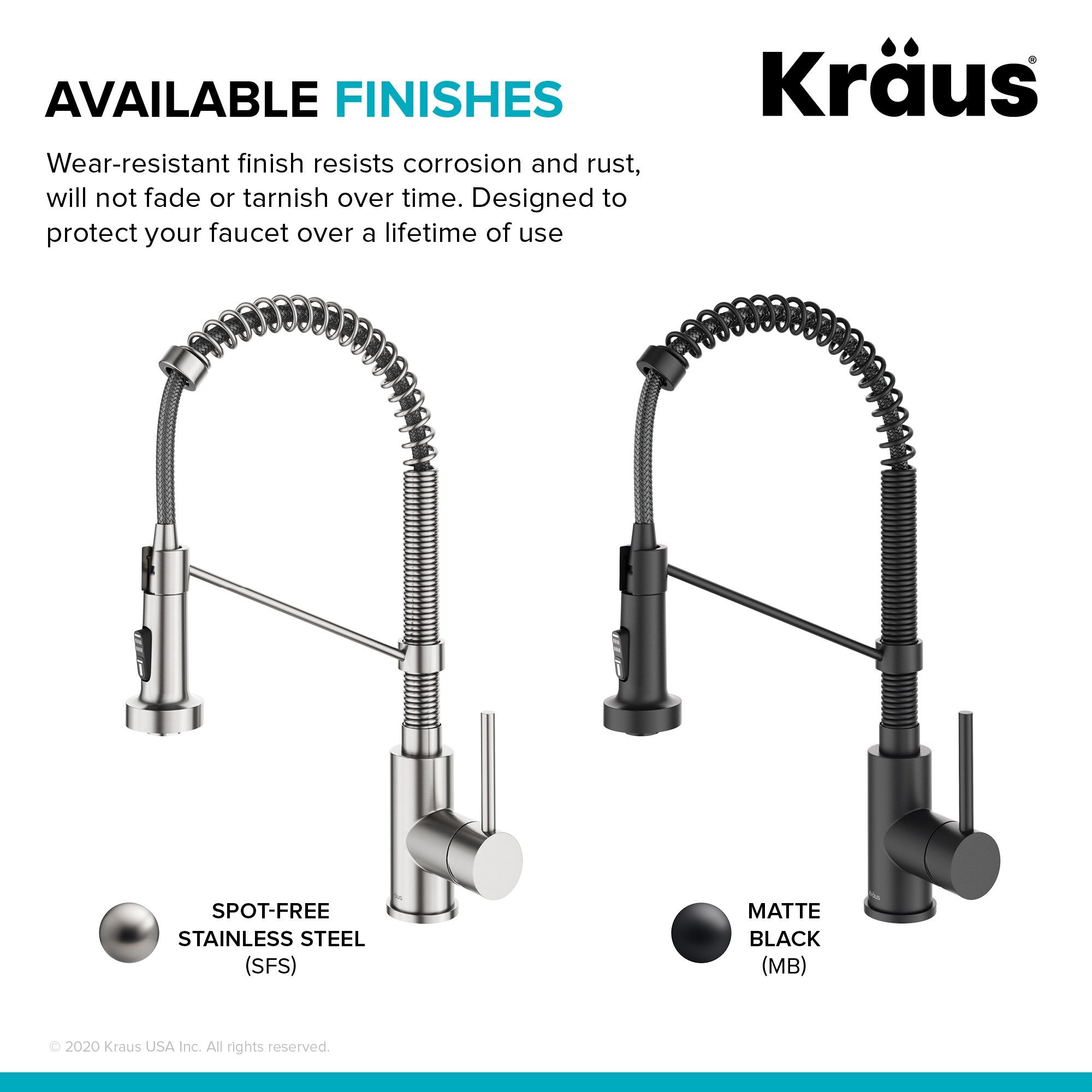 KRAUS Touchless On/Off Pull-Down Single Handle 18-Inch Kitchen Faucet in Matte Black-Kitchen Faucets-KRAUS