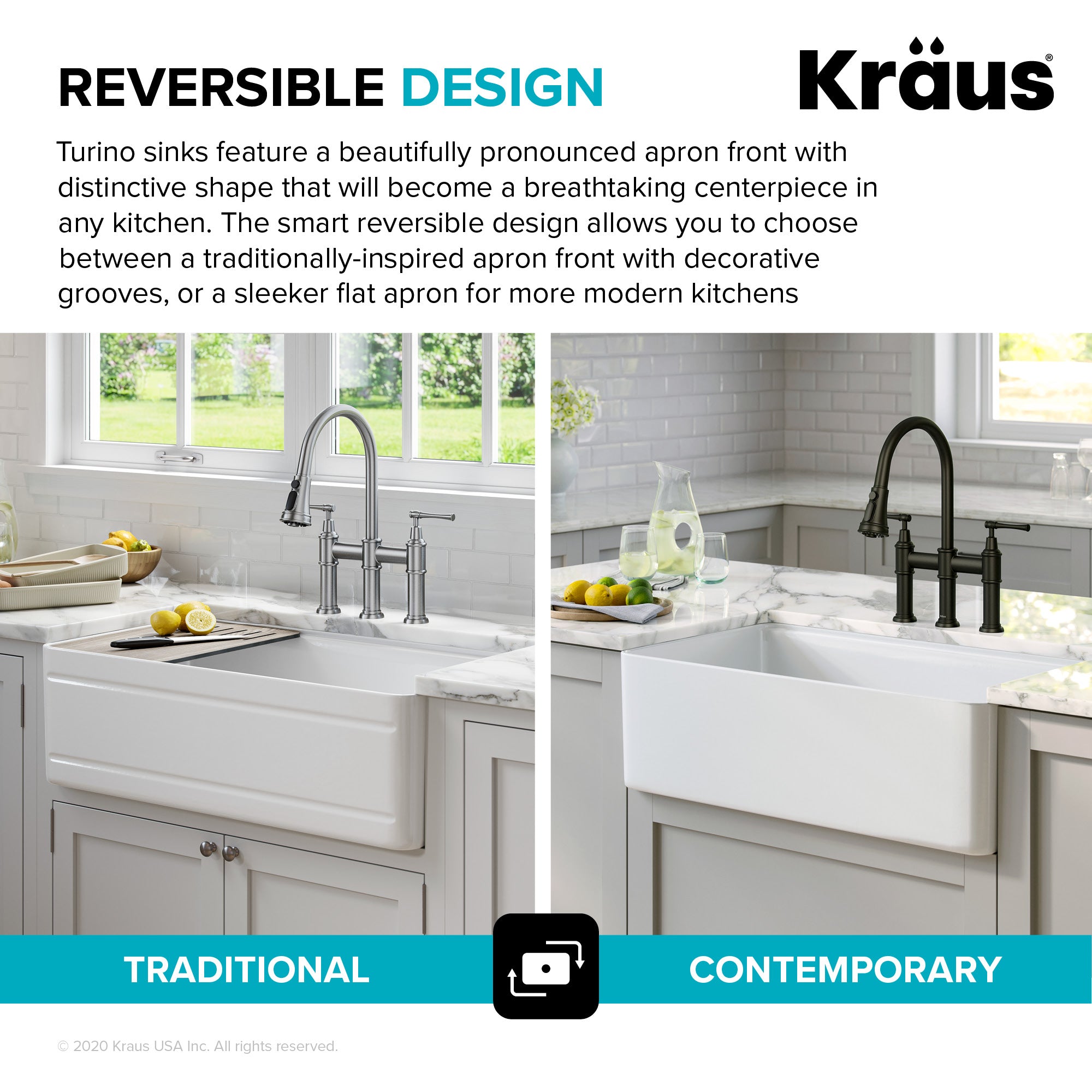 Klev Sinks Modern White Kitchen Sinks