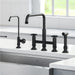 KRAUS Urbix Industrial Bridge Kitchen Faucet & Water Filter Faucet in Matte Black KPF-3125-FF-101MB | DirectSinks