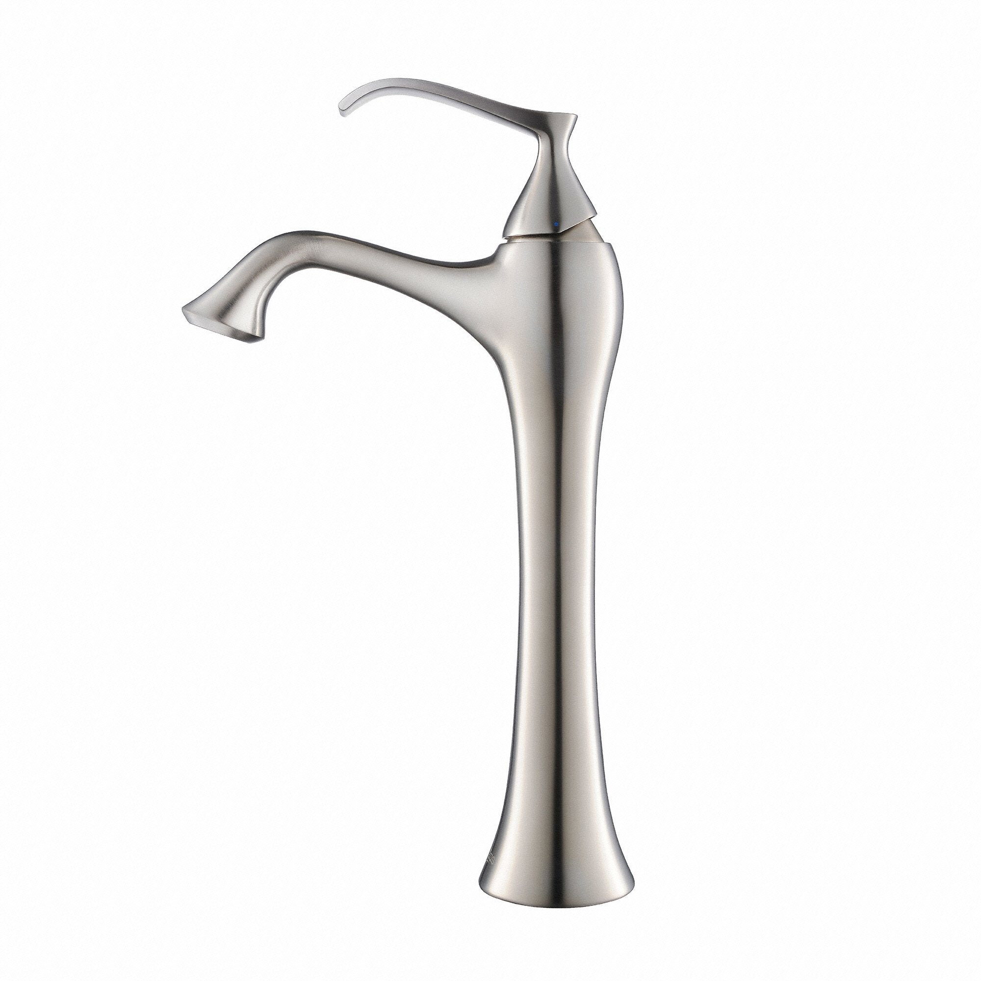 KRAUS Ventus Single Lever Vessel Bathroom Faucet in Brushed Nickel ...
