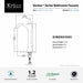 KRAUS Ventus Single Lever Vessel Bathroom Faucet in Oil Rubbed Bronze KEF-15000ORB | DirectSinks