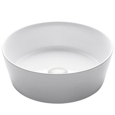 KRAUS Viva„¢ 15.75 Inch Round Porcelain Ceramic Vessel Bathroom Sink-Bathroom Sinks-KRAUS