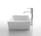 Kraus White Rectangular Ceramic Sink and Ramus Faucet-KRAUS-DirectSinks