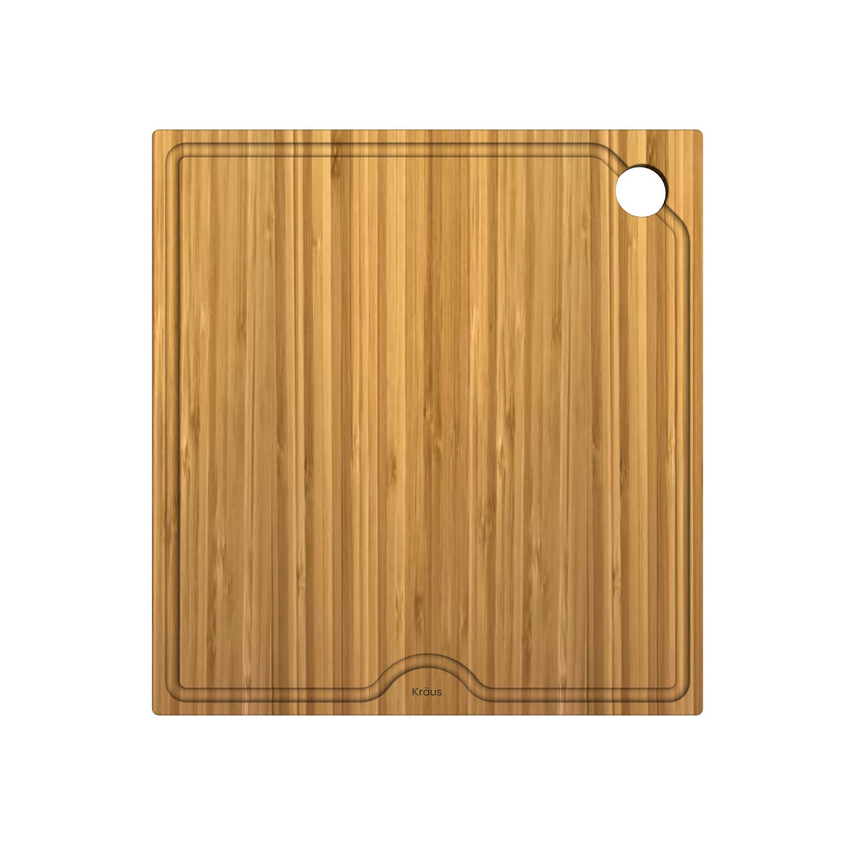 KRAUS Workstation Kitchen Sink 16 Solid Bamboo Cutting Board — DirectSinks