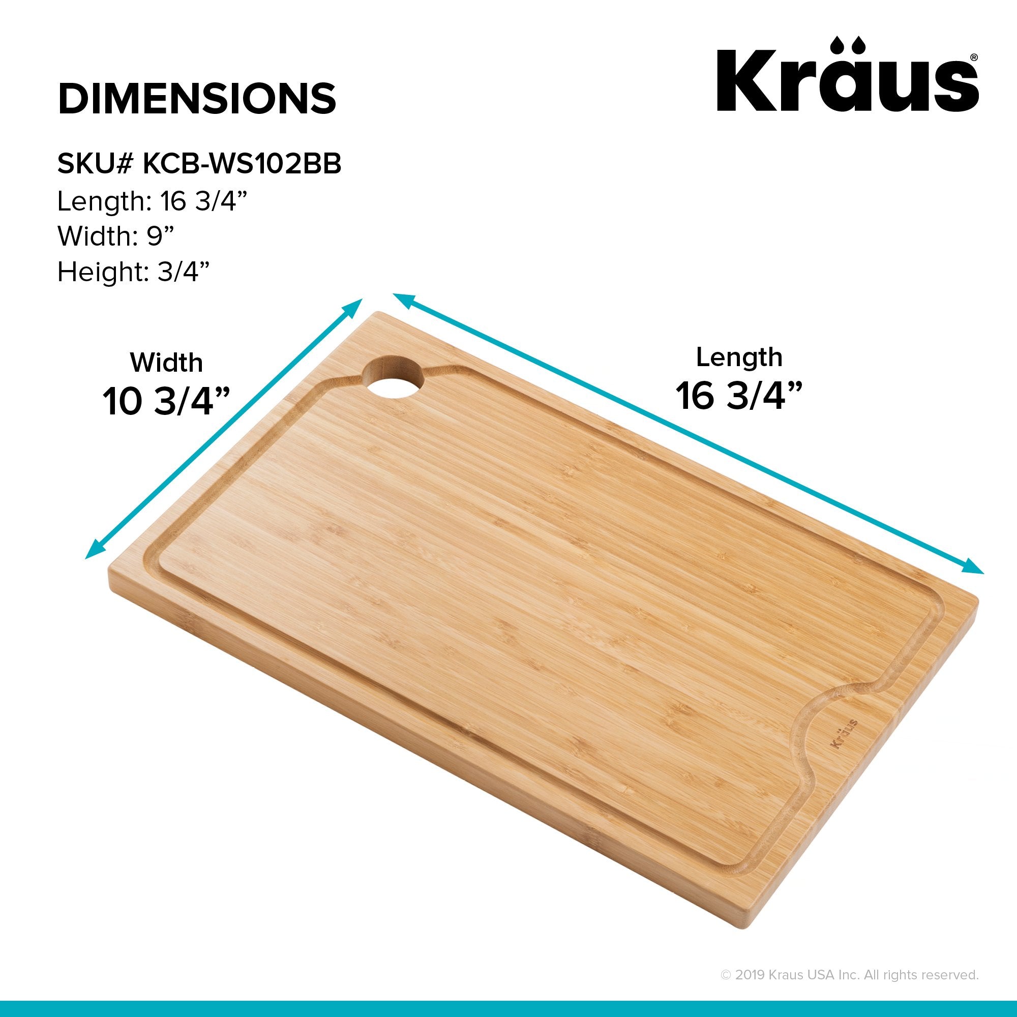 Bamboo Cutting Board with Mobile Device Holder for most Standard Kitchen  Sinks — DirectSinks