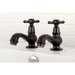 Kingston Brass Essex Basin Tap Faucet with Cross Handle-Bathroom Faucets-Free Shipping-Directsinks.