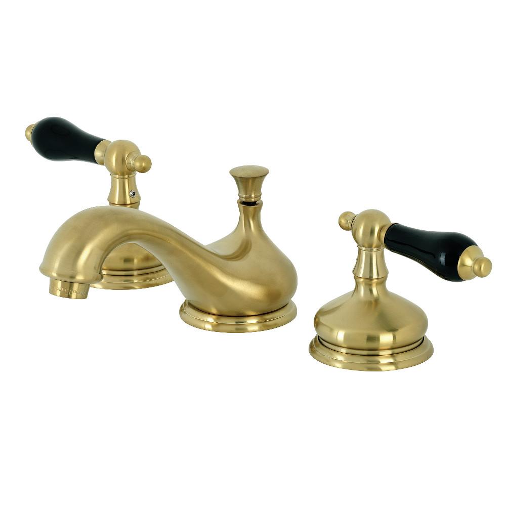 Kingston Brass KS116XPKL-P Duchess Widespread Bathroom Faucet with Brass Pop-Up