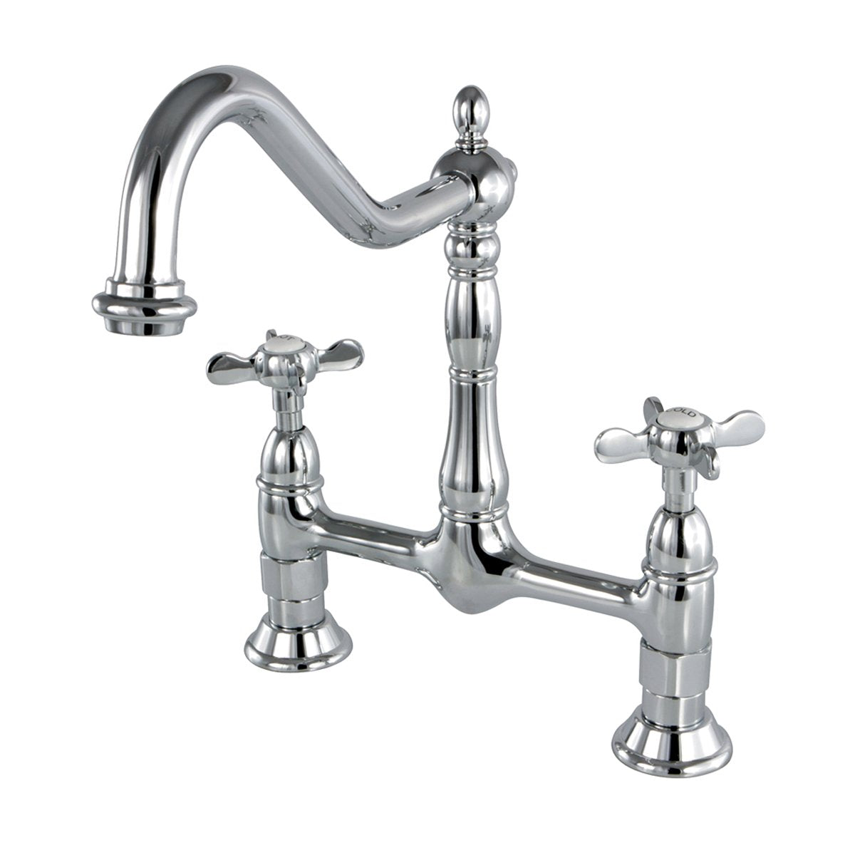 Kingston Brass Essex 8" Centerset Kitchen Faucet Less Sprayer-Kitchen Faucets-Free Shipping-Directsinks.