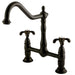 Kingston Brass French Country 8" Centerset Kitchen Faucet without Sprayer-Kitchen Faucets-Free Shipping-Directsinks.