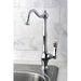 Kingston Brass Gourmetier Royale Low-Lead Cold Water Filtration Faucet-Kitchen Faucets-Free Shipping-Directsinks.