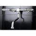 Kingston Brass Wall Mount 8" Center Vessel Sink Faucet-Bathroom Faucets-Free Shipping-Directsinks.