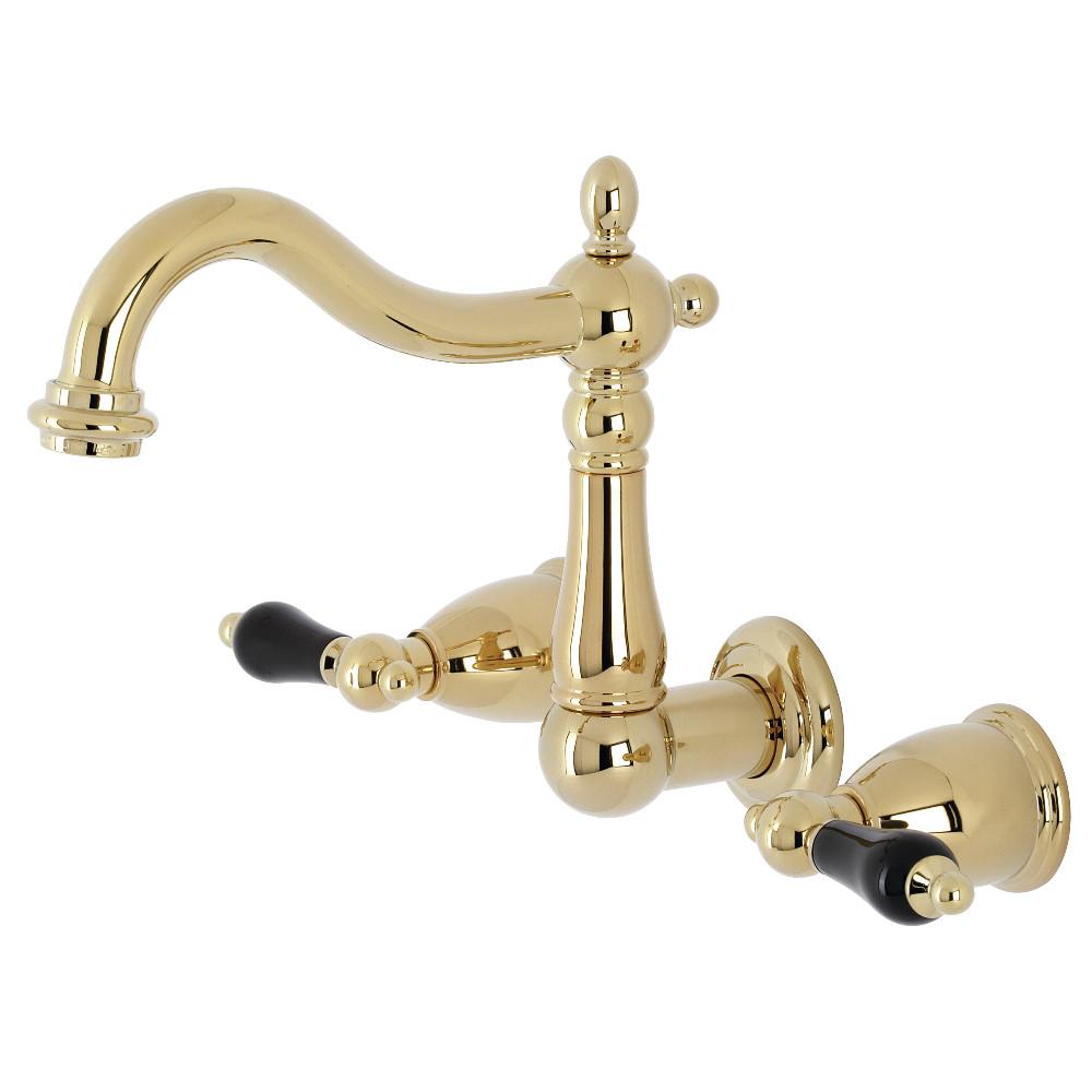 Kingston Brass KS125XPKL-P Duchess Two-Handle Wall Mount Bathroom Faucet