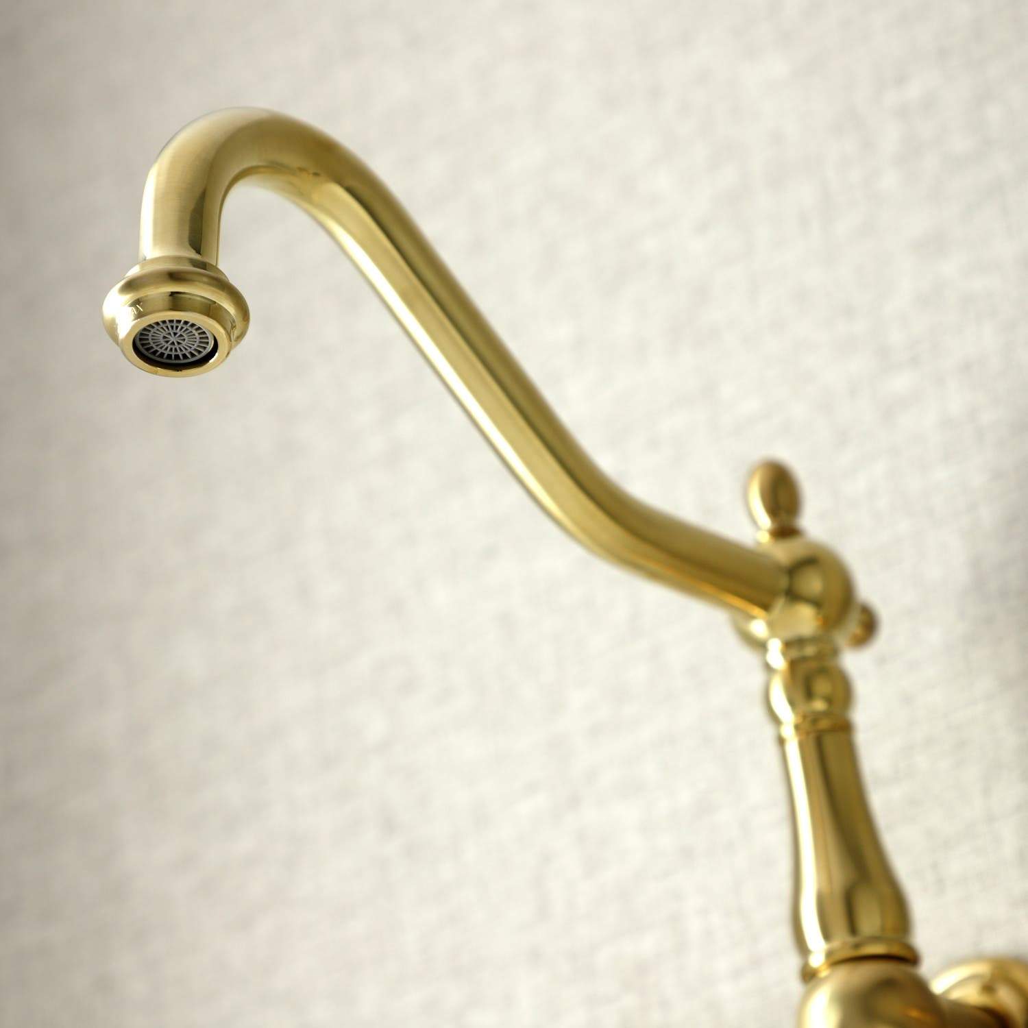 Kingston Brass KS128XPKL-P Duchess Wall Mount Kitchen Faucet