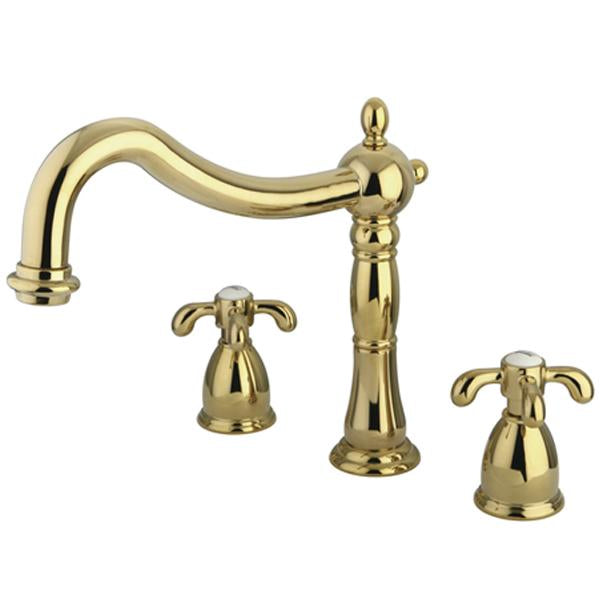 Kingston Brass French Country Two Handle Roman Tub Filler-Tub Faucets-Free Shipping-Directsinks.