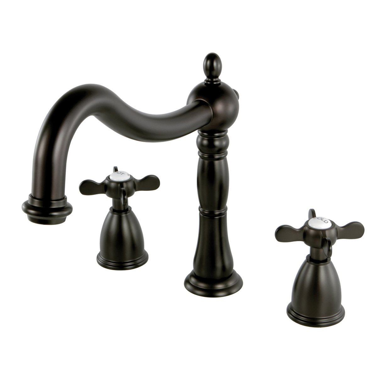 Kingston Brass Essex Classic Roman Tub Filler with Cross Handle-Tub Faucets-Free Shipping-Directsinks.
