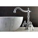 Kingston Brass Vessel Sink Faucet with Deck Plate-Bathroom Faucets-Free Shipping-Directsinks.