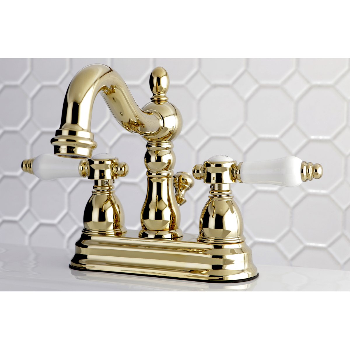 Kingston Brass Bel-Air Deck Mount 4" Centerset Bathroom Faucet