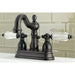 Kingston Brass Wilshire Classic 4" Centerset Lavatory Faucet with Brass Pop-up-Bathroom Faucets-Free Shipping-Directsinks.