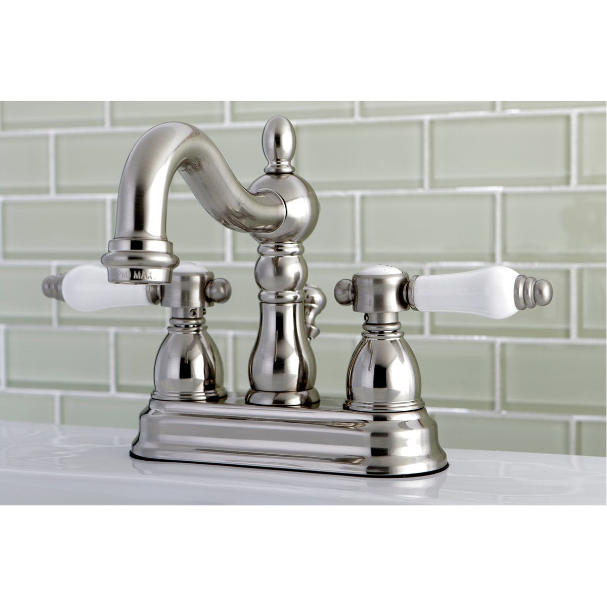 Kingston Brass Bel-Air Deck Mount 4" Centerset Bathroom Faucet