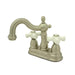 Kingston Brass Heritage Classic 4" Centerset Two Handle Lavatory Faucet with Brass Pop-up-Bathroom Faucets-Free Shipping-Directsinks.