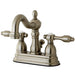 Kingston Brass KS1608TAL Tudor 4" Center Lavatory Faucet with Brass Pop-up-Bathroom Faucets-Free Shipping-Directsinks.