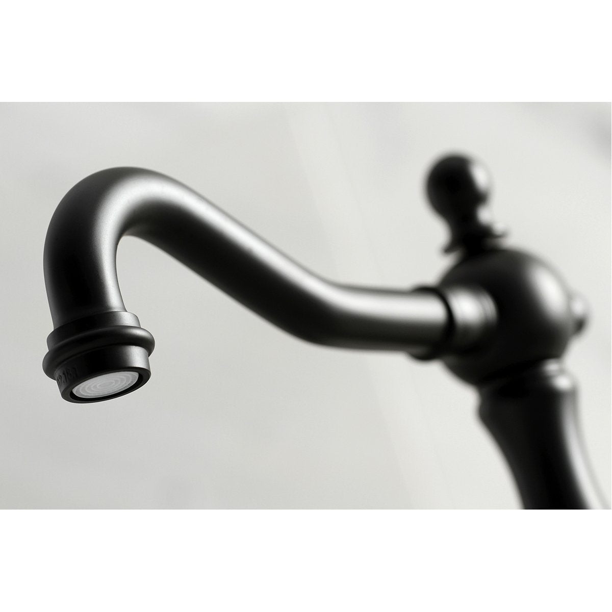Kingston Brass Heritage Deck Mount 3-Hole 8-Inch Widespread Bathroom Faucet