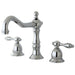 Kingston Brass Tudor Classic Widespread Lavatory Faucet with Brass Pop-up-Bathroom Faucets-Free Shipping-Directsinks.