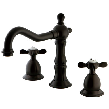 Kingston Brass Essex Classic Widespread Lavatory Faucet with Brass Pop-up-Bathroom Faucets-Free Shipping-Directsinks.