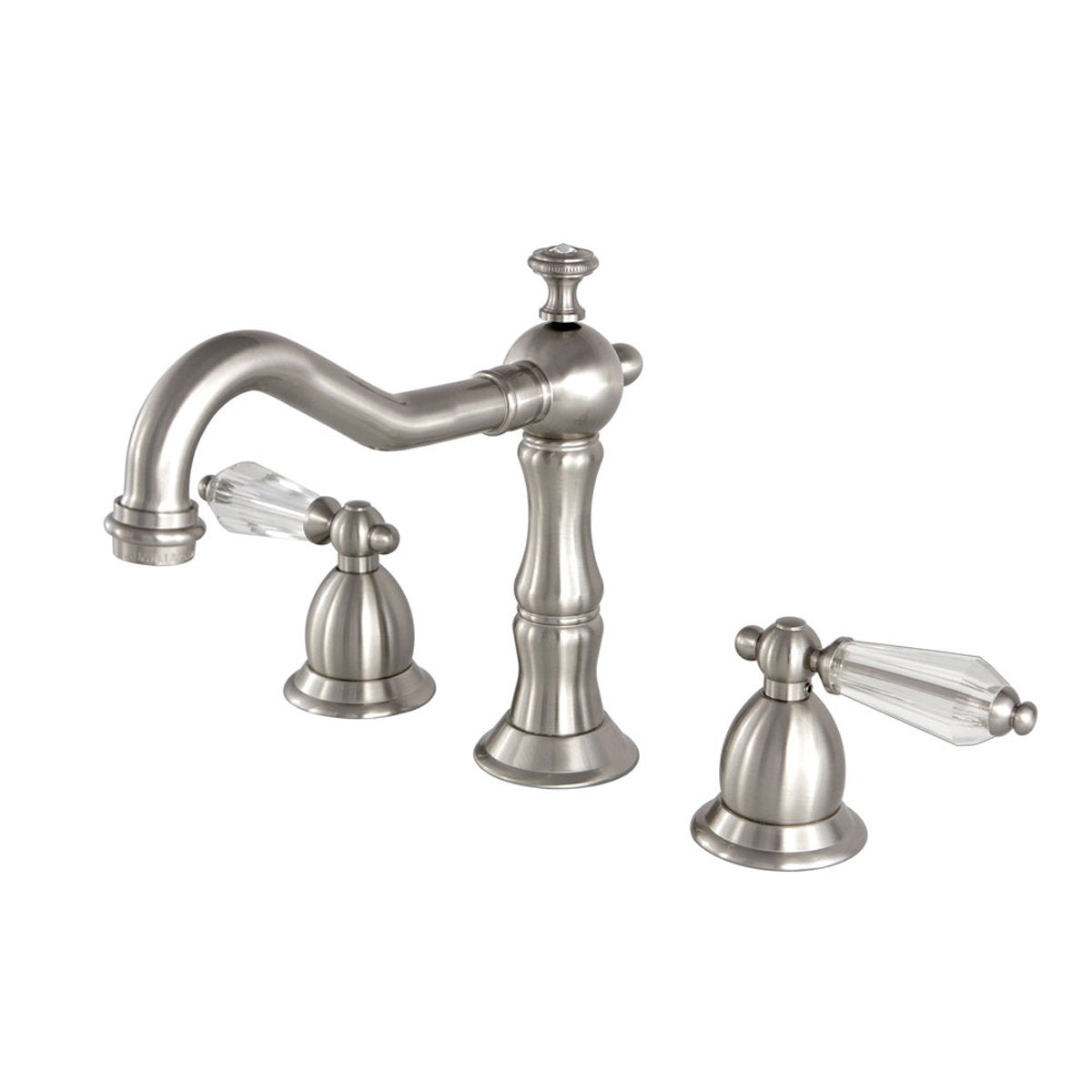 Kingston Brass Widespread Lavatory Faucet with Brass Pop-up-Bathroom Faucets-Free Shipping-Directsinks.