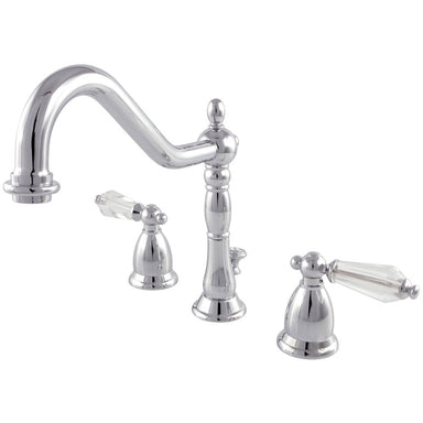 Kingston Brass Wilshire 8" to 16" Widespread Lavatory Faucet with Brass Pop-up-Bathroom Faucets-Free Shipping-Directsinks.