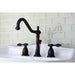 Kingston Brass Classic Tudor Widespread Lavatory Faucet with Brass Pop-up-Bathroom Faucets-Free Shipping-Directsinks.