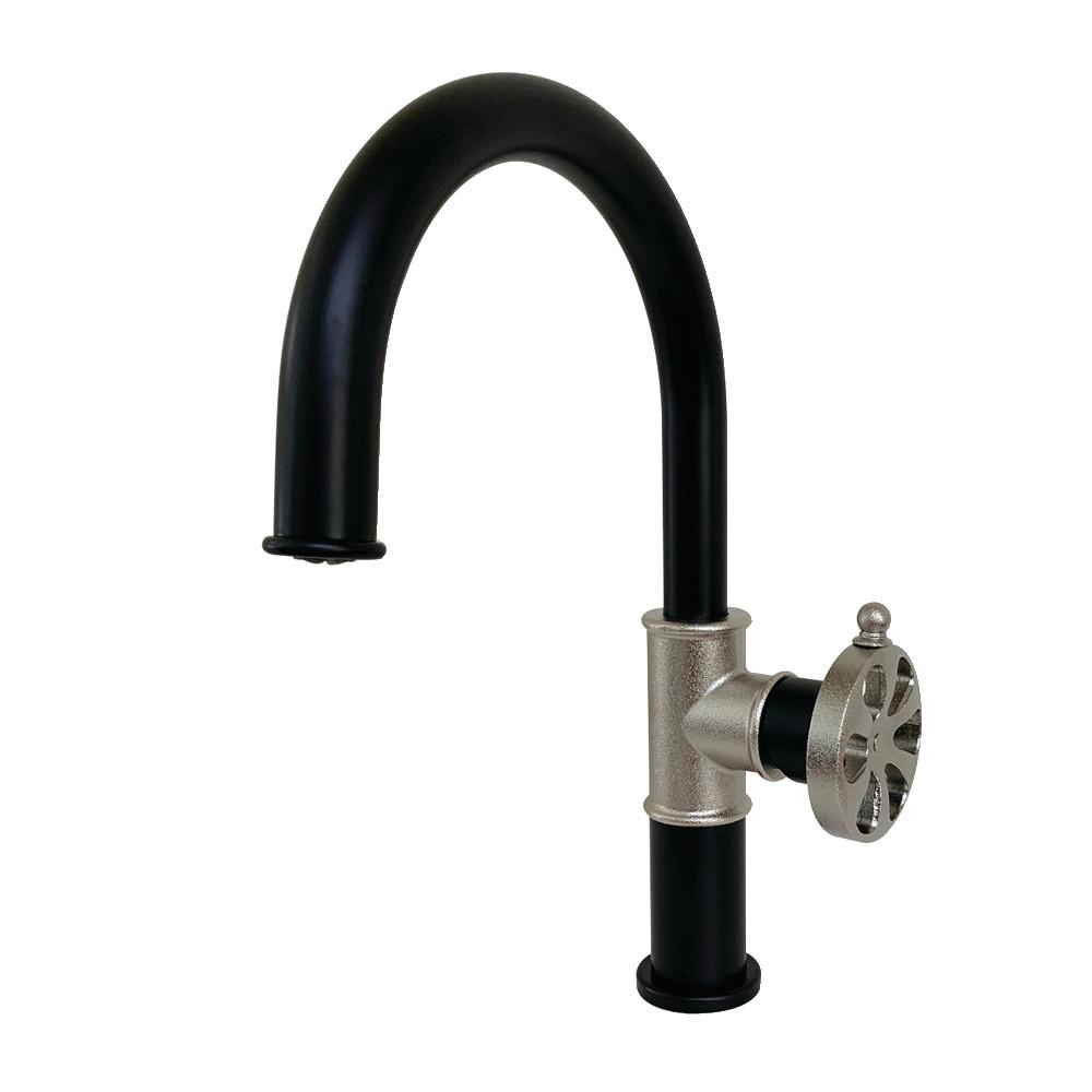 Kingston Brass KS223XRX-P Belknap Single-Handle Bathroom Faucet with Push Pop-Up